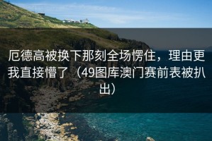 厄德高被换下那刻全场愣住，理由更我直接懵了（49图库澳门赛前表被扒出）